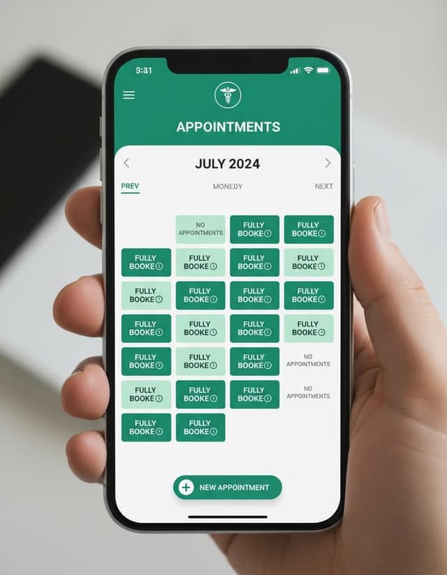 Calendar App Mockup
