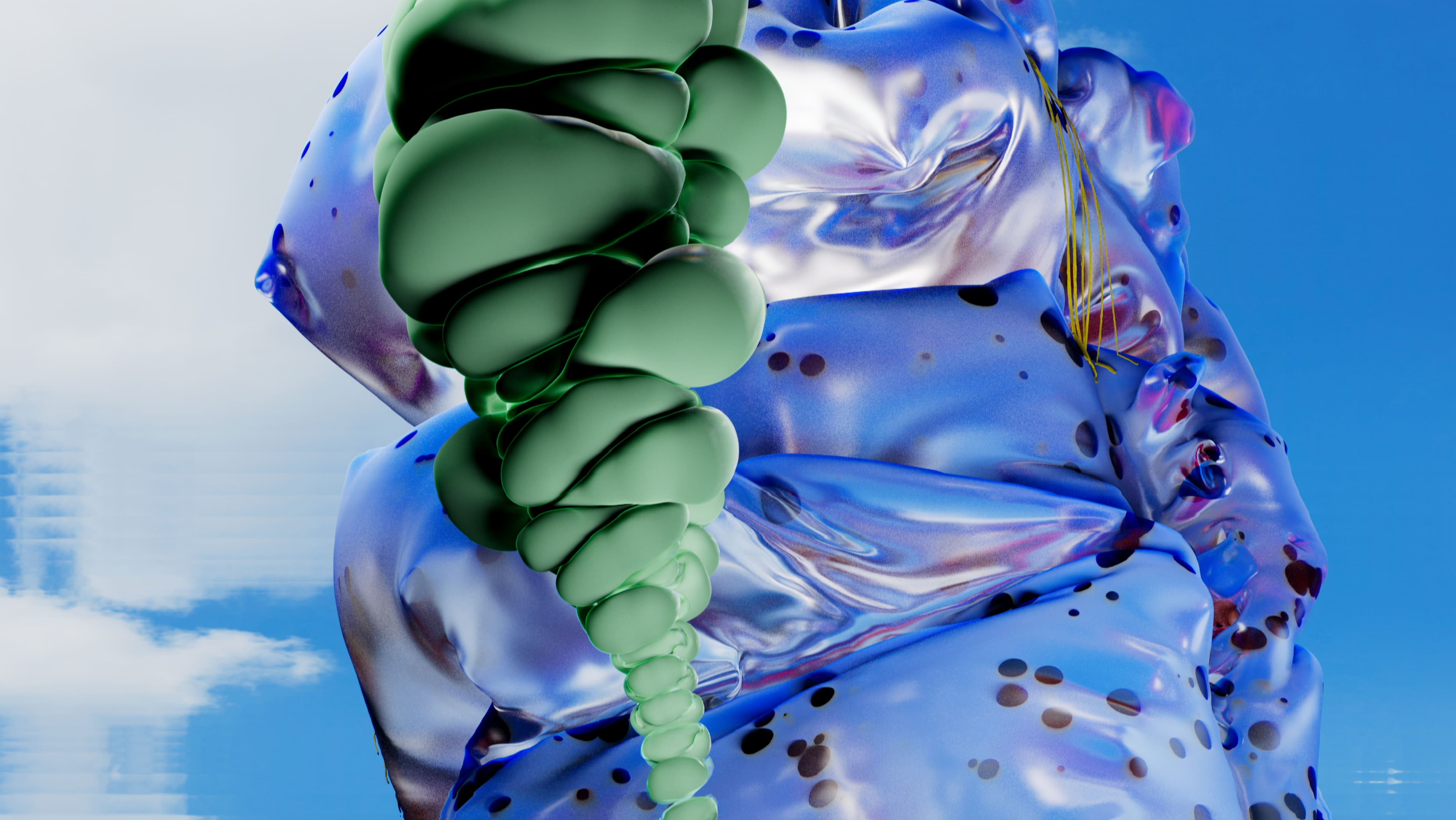 Dynamic creative processes sensitive attributes via cloud AI